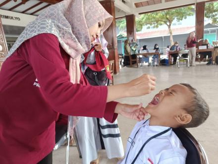 Pelaksanaan PIN Polio Masal di Kalurahan Trimulyo