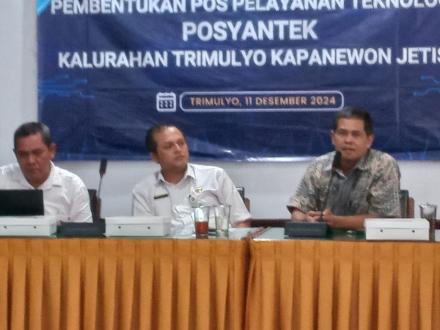 Pembentukan Posyantek Kalurahan Trimulyo, Langkah Maju untuk Pemberdayaan Masyarakat