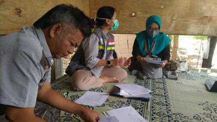 Kegiatan FGD di posyandu Lansia Kembangsongo 