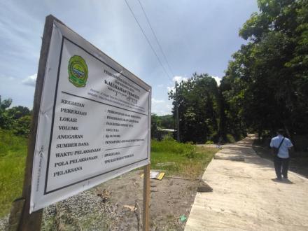 TPK dan TPBJ Fisik Kalurahan Trimulyo Laksanakan Cek Hasil Kegiatan Fisik Tahun 2025